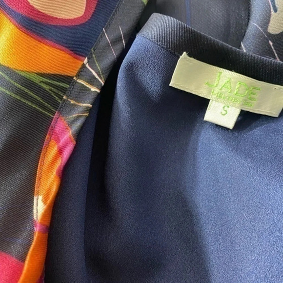 Jade retro mod floral shift dress size S - Picture 5 of 7